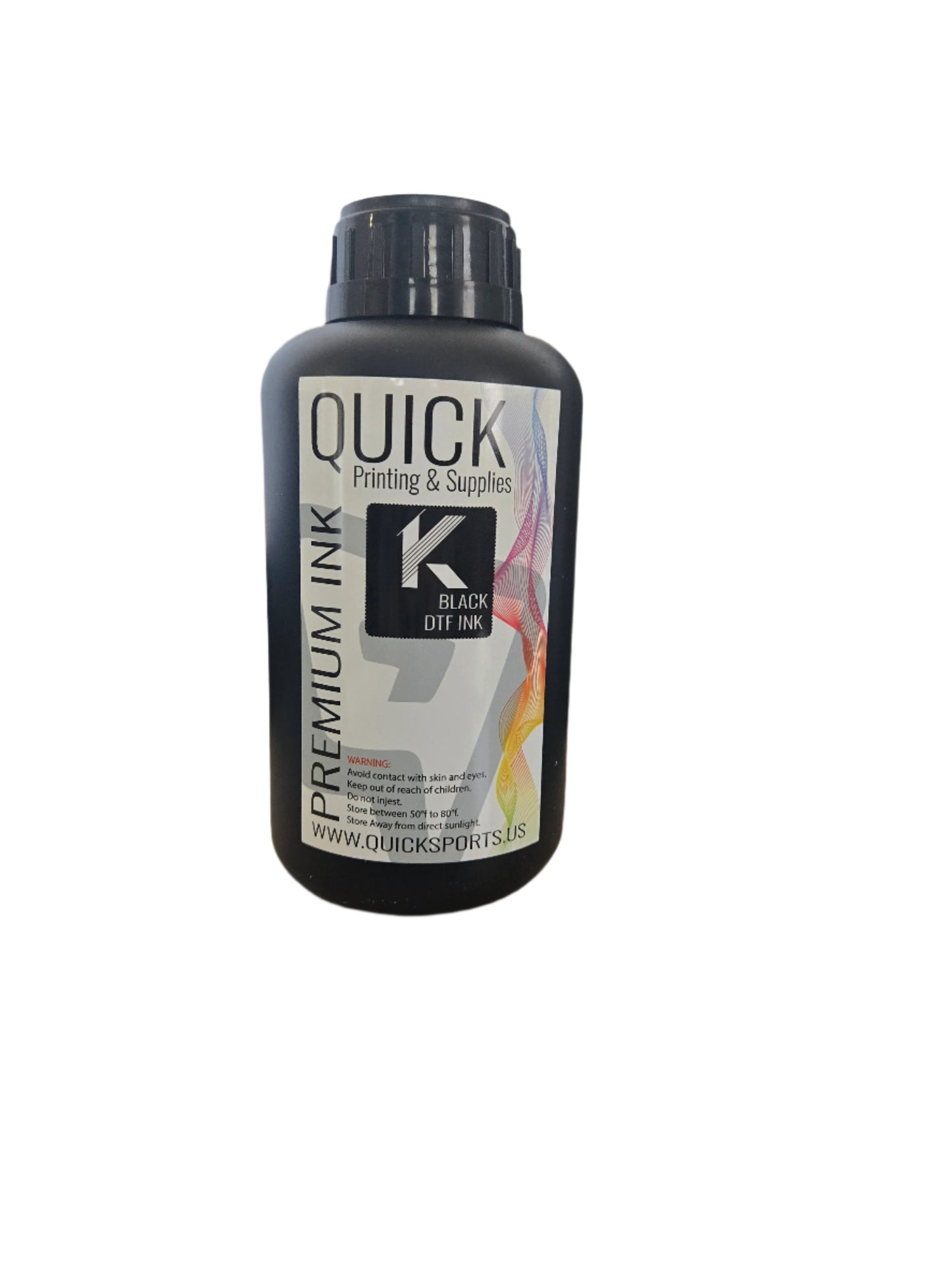 Quick UV DTF Ink - Black 1 Liter