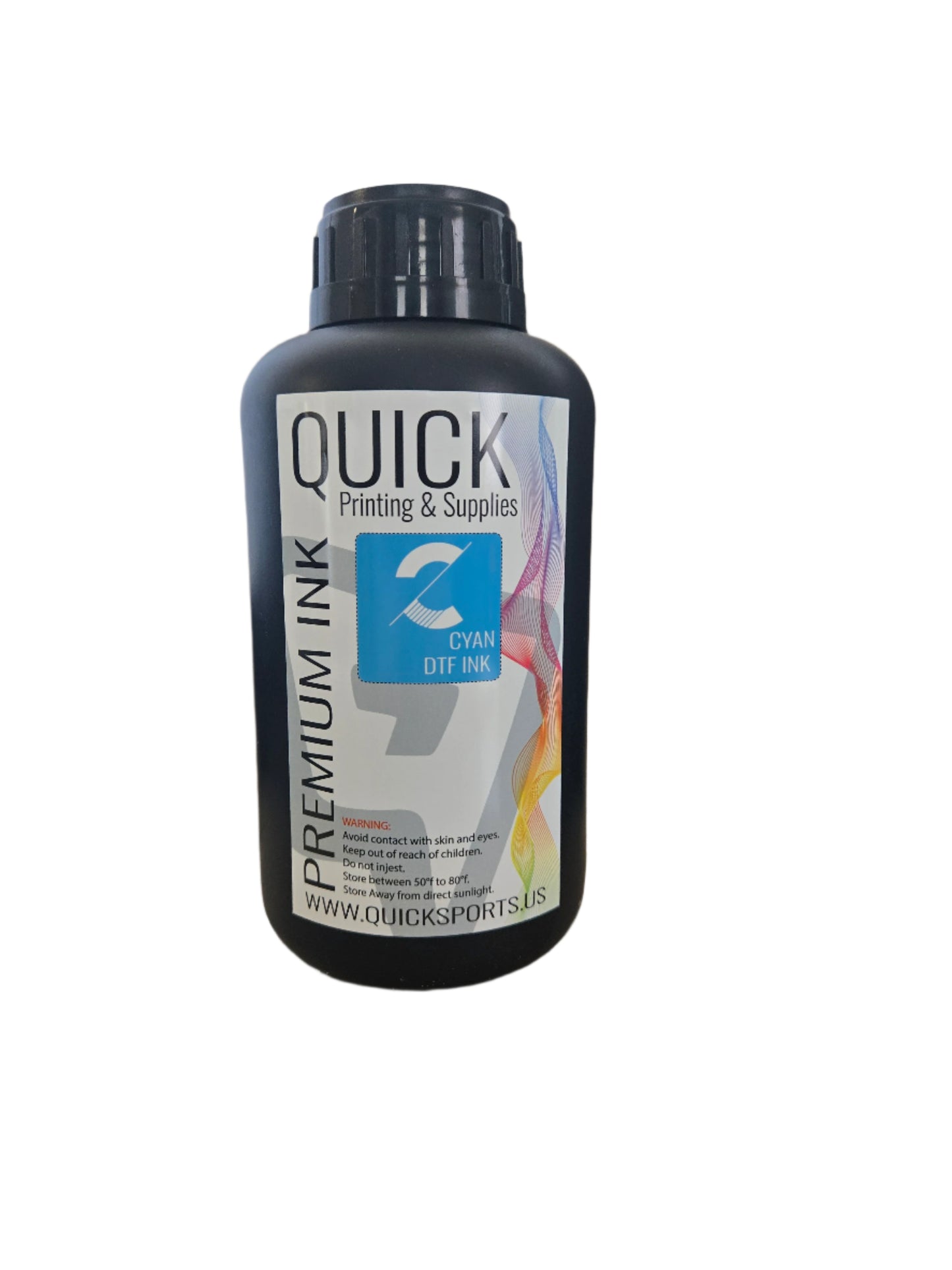 Quick UV DTF Ink - Cyan 1 Liter