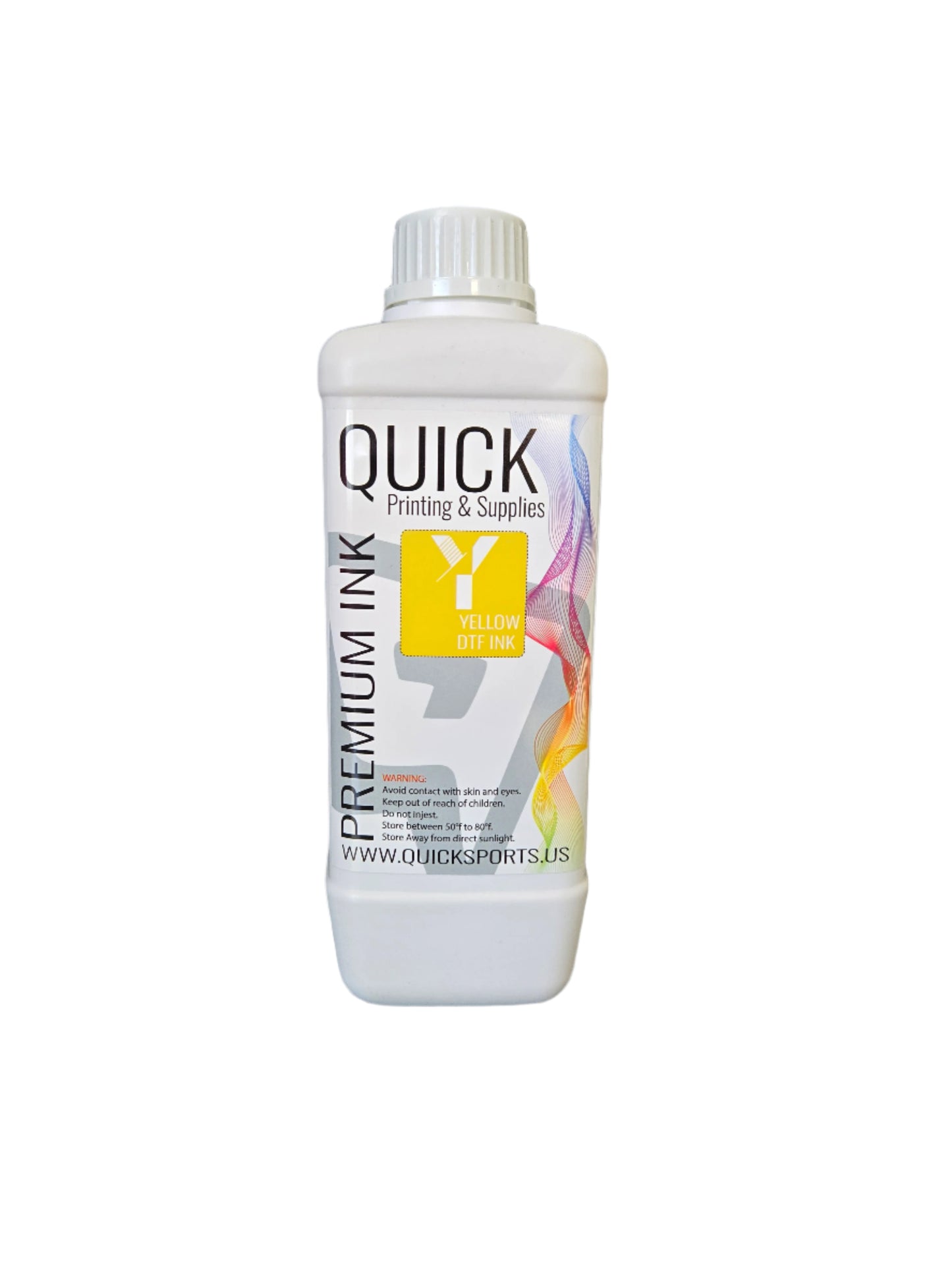 Quick Premium DTF Ink - Yellow 1 Liter