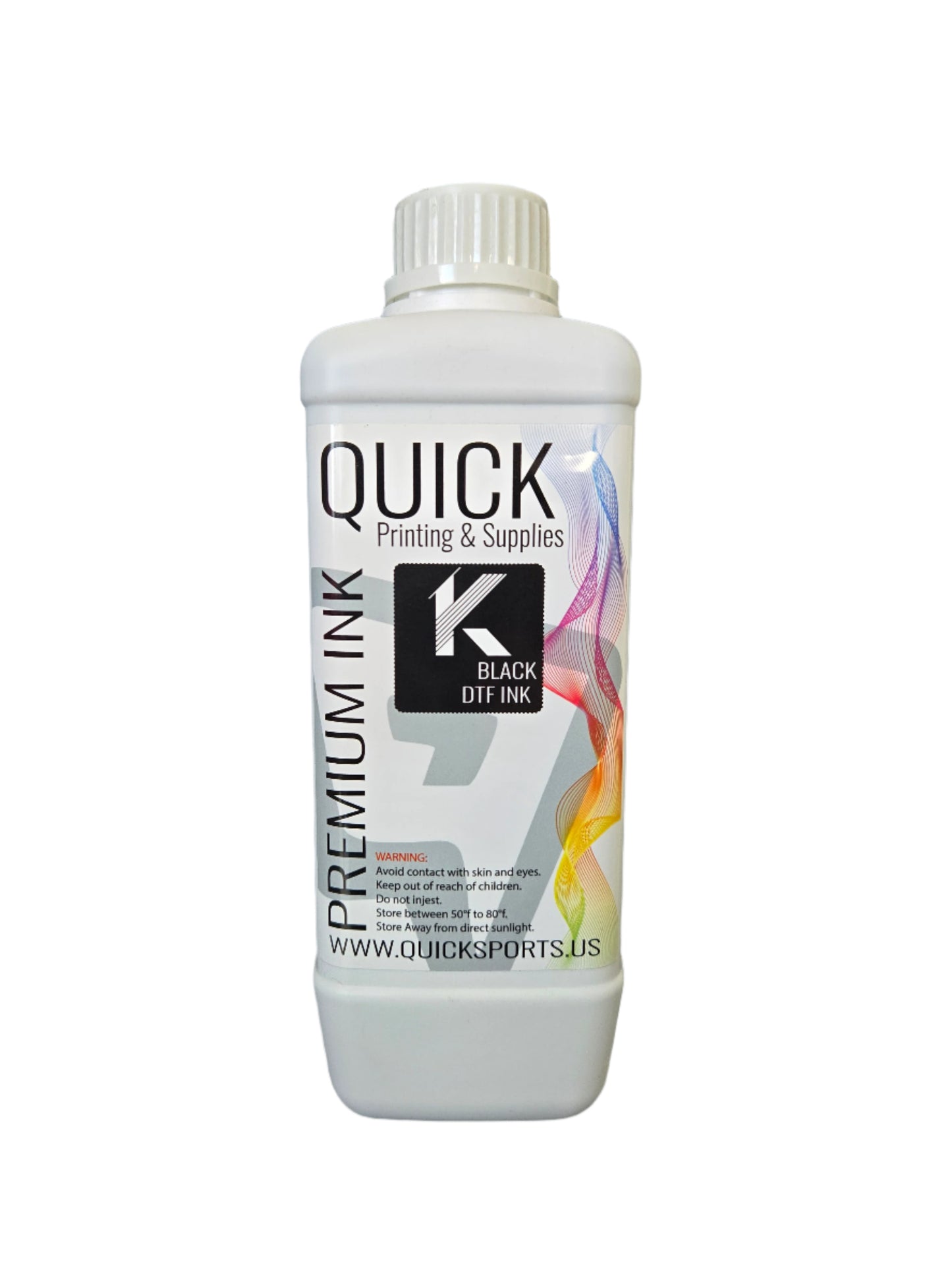 Quick Premium DTF Ink - Black 1 Liter