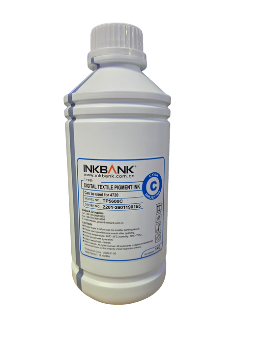 Ink Bank TP5600 DTF Ink - Cyan 1 Liter